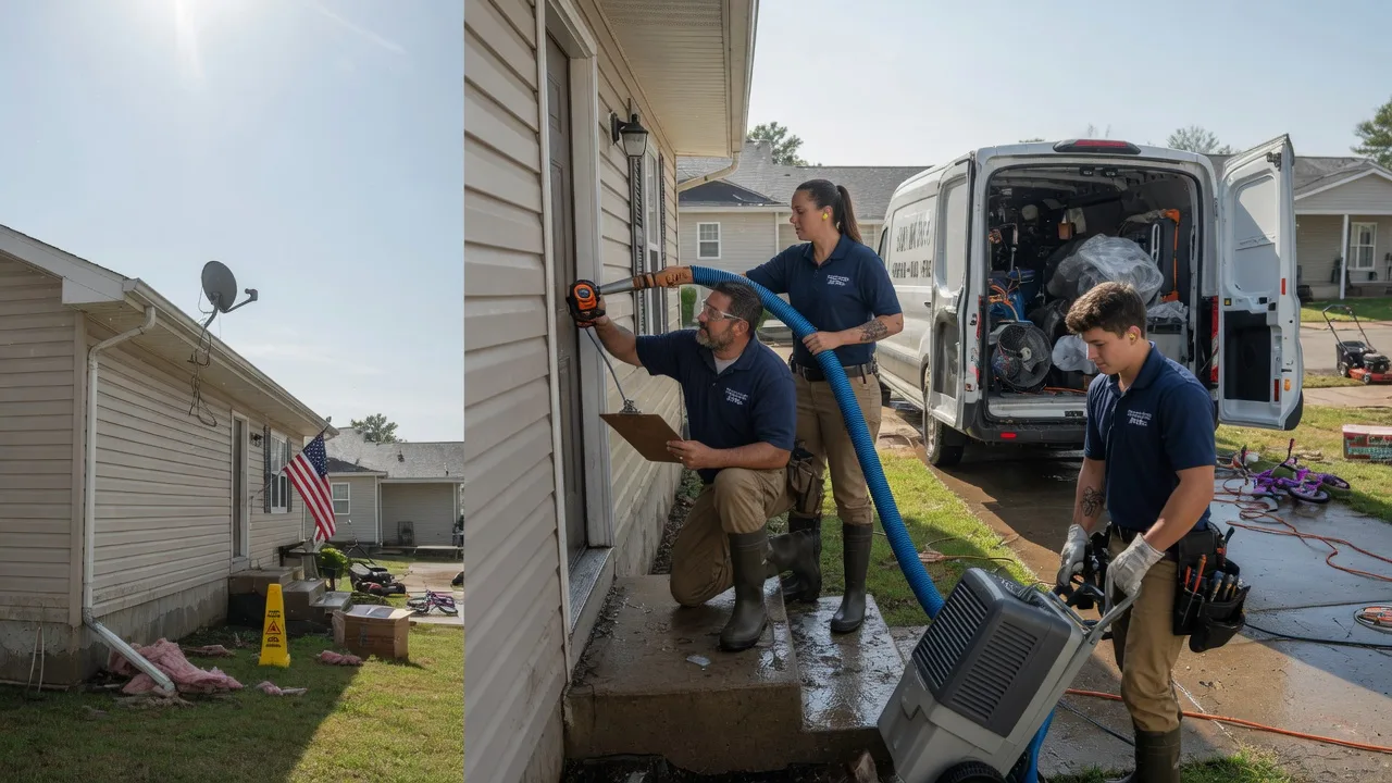 Ceiling Water Damage Restoration in Poynor, TX near me